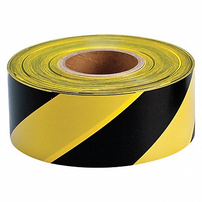 GRAINGER 91454 Baricade Tape Blck/Yellw 1 000 ft L 3 in