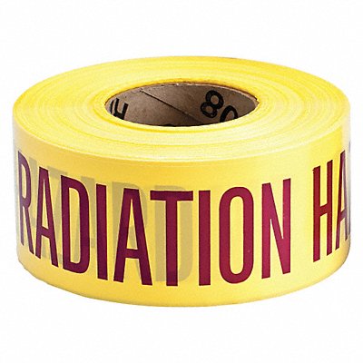 GRAINGER 91464 Barricade Tape Yellow 1 000 ft L 3 in