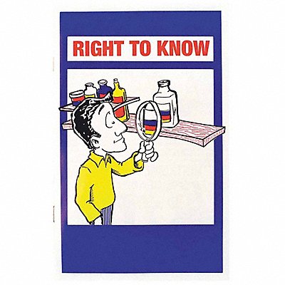 BRADY 2101 Training Booklet Chemical Safety 25Books