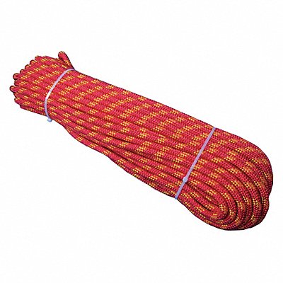 GRAINGER 20TL68 Rigging/Climbing Rope 1/2 Dia x 150 L