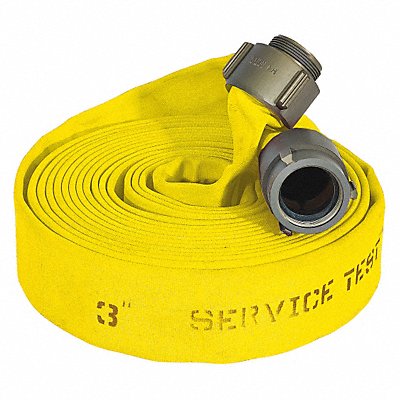 JAFLINE HD G52H2HDY50N Fire Hose 50 ft Yellow Polyester