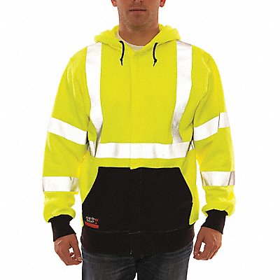 TINGLEY S88122 FR Hooded Sweatshirt Yellow/Black S
