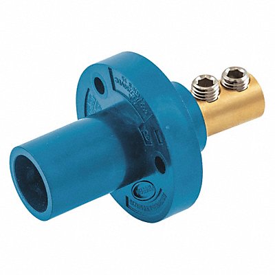 HUBBELL HBL15MRBL Receptacle Male Blue 8-2 Male Taper Nose