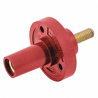HUBBELL HBL15FRSR Receptacle Stud Red Taper Nose