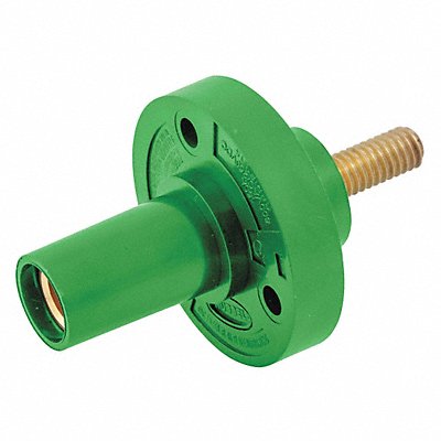 HUBBELL HBL15FRSGN Receptacle Stud Grn Female Taper