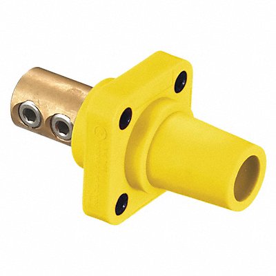 HUBBELL HBLFRY Receptacle 4 to 4/0 Female Yellow Taper