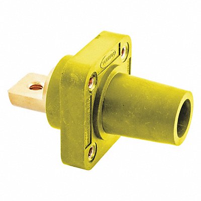 HUBBELL HBLFRBY Receptacle Female Yellow Taper Double Set