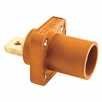 HUBBELL HBLMRBO Receptacle Orng Male Double Set Taper