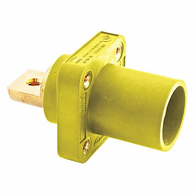 HUBBELL HBLMRBY Receptacle Taper Nose Double Set Yellow