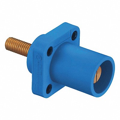 HUBBELL HBLMRSCBL Receptacle Blu Male Stud Taper Nose