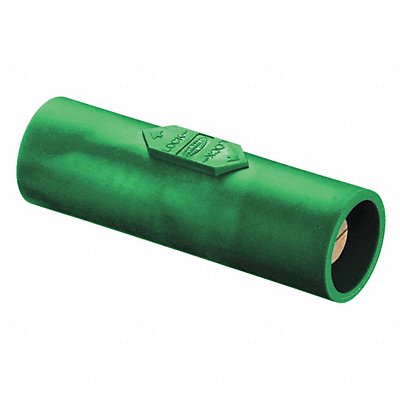 HUBBELL HBLDMGN Double Connector 600VAC/250VDC Green