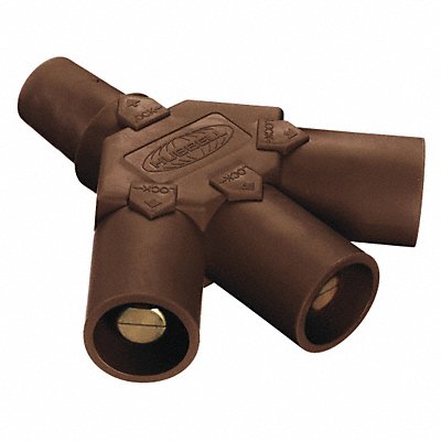 HUBBELL HBLF3MBN Connector 3R 4X 12 600VAC/250VDCBrown
