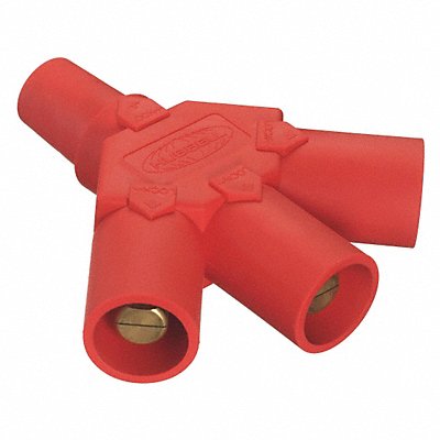 HUBBELL HBLF3MR Triple Connector 600VAC/250VDC Red Taper