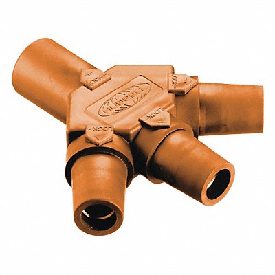 HUBBELL HBLM3FO Triple Connctr Male-Female-Female-Female
