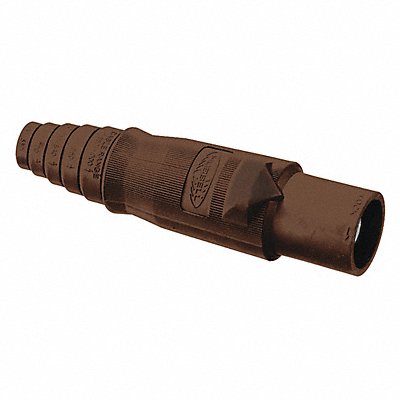 HUBBELL HBLMBBN Single Pole Connector Body M Brown