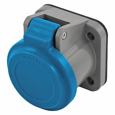 HUBBELL HBLNCBL Single Pole Connector Non-Met Cover Blue