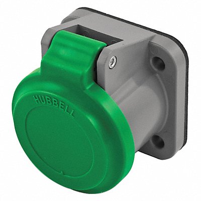 HUBBELL HBLNCGN Single Pole Connector Non-Met Cover Gren