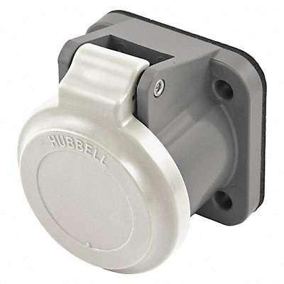 HUBBELL HBLNCW Single Pole Connector Non-Met Cover Whit