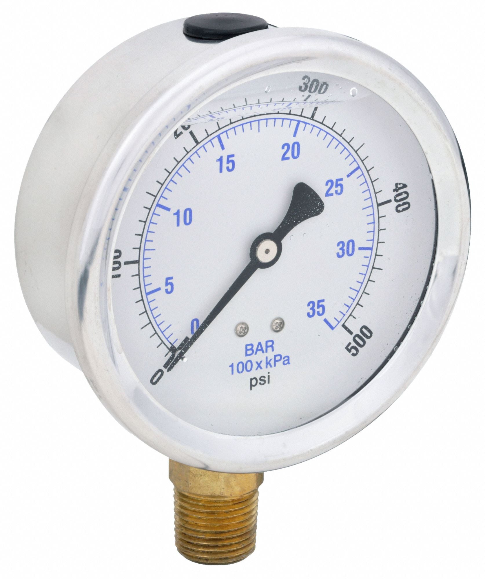 PIC GAUGES 201L404R H8400 Pressure Gauge Liquid 4 in 5000 psi