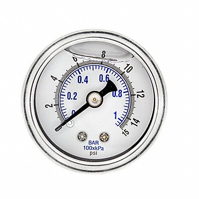PIC GAUGES 202L158B Pressure Gauge 1/8 in NPT 1-1/2 in
