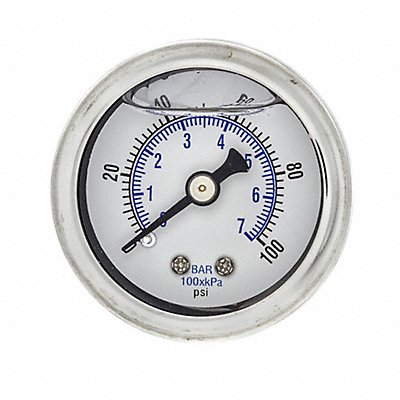 PIC GAUGES 202L158E Pressure Gauge 1/8 in NPT 1-1/2 in