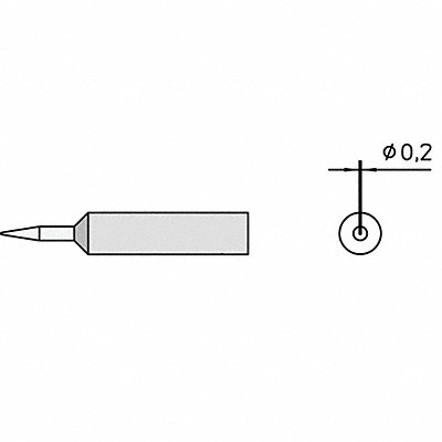 WELLER T0054485299 WELLER XNT Conical Soldering Tip