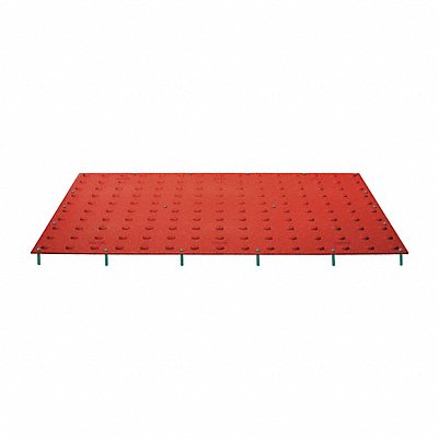 TUFTILE TT2460SABRD1 ADA Warning Pad Brick Red 5ft Lx2 ft.W
