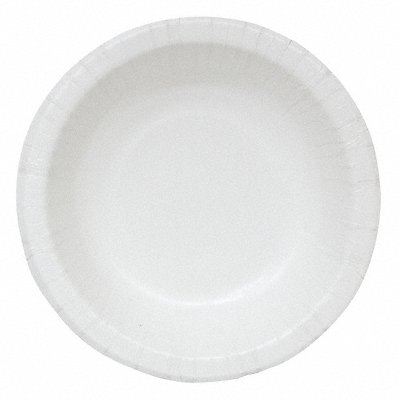 GRAINGER 22381 Disposable Paper Plate 10 in White PK250