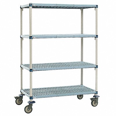 METRO Q436EG3 Utility Cart 23inx67inx38in Unt Cap 900 lb