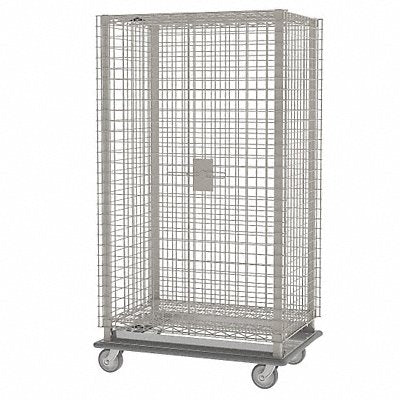 METRO MQSEC56LE Wire Security Cart Epoxy Coat 63x28x68