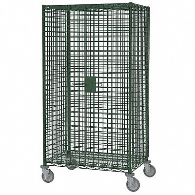 METRO SEC55VK3 Wire Security Cart Epoxy Coat 53x28x68
