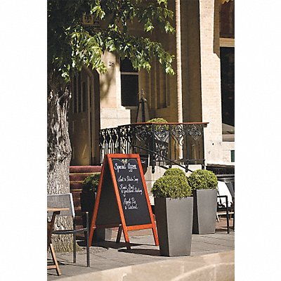 AMERICAN METALCRAFT SBSM135 Sandwich Board Mahogany 30 x 44