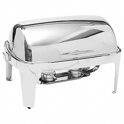 AMERICAN METALCRAFT ADAGIORT26 Chafer 17 1/2 in H Silver