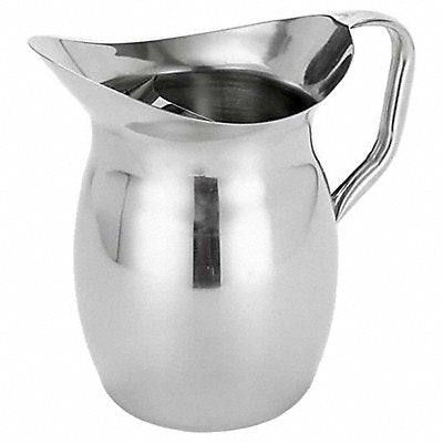 AMERICAN METALCRAFT BPG67 Bell Pitcher w/Guard 68 oz Silver