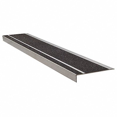 WOOSTER 365BLA3 Stair Tread Black 36in W Extruded Aluminium