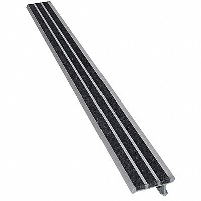 WOOSTER 121BFBLA3 Stair Nosing Black 36in W Extruded Aluminium