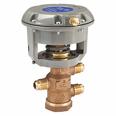 JOHNSON CONTROLS V43321007 Pneumatic Flare Valve Brass 1/2 in.