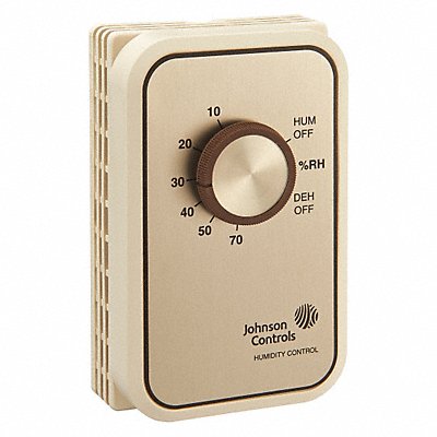 JOHNSON CONTROLS W43A14C Humidistat 0-70% 120/208/240V AC SPDT