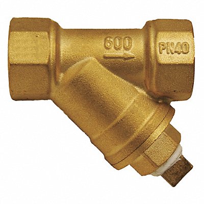 MIDWEST CONTROL GYSFB25 Y Strainer 1 7/8 H 20 mesh Brass