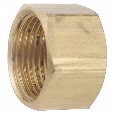 ANDERSON METALS 70008110 Cap Low Lead Brass 150 psi