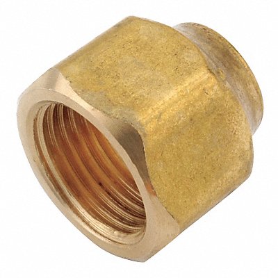 ANDERSON METALS 7040200604 Nut Low Lead Brass 1000 psi