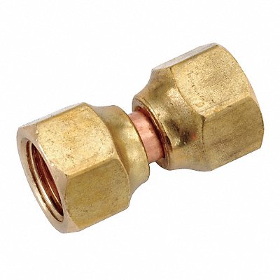 ANDERSON METALS 70407004 Swivel Connector Low Lead Brass 1000 psi