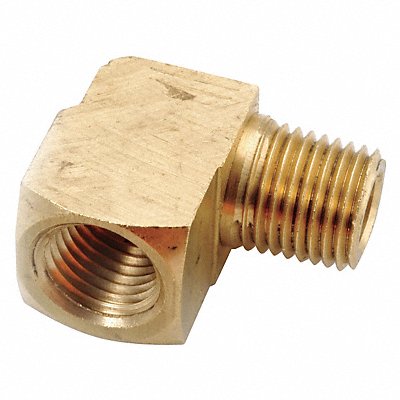 ANDERSON METALS 70611804 90 Extruded Street Elbow Brass 1/4 in