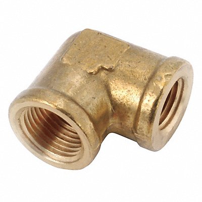 ANDERSON METALS 7062050604 90 Reducing Elbow Brass 3/8 x 1/4 in