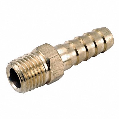 ANDERSON METALS 7070010404 Barbed Hose Fitting Hose ID 1/4 NPT