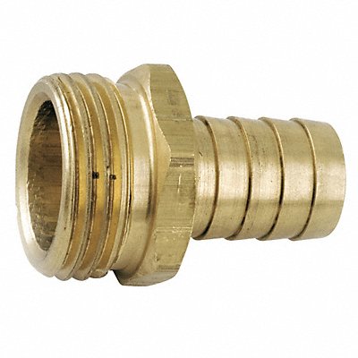 ANDERSON METALS 7070480812 Barbed Hose Fitting Hose ID 1/2 GHT