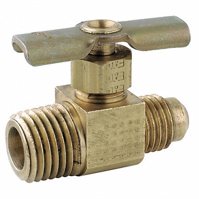 ANDERSON METALS 7091040404 Needle Valve Low Lead Brass 150 psi