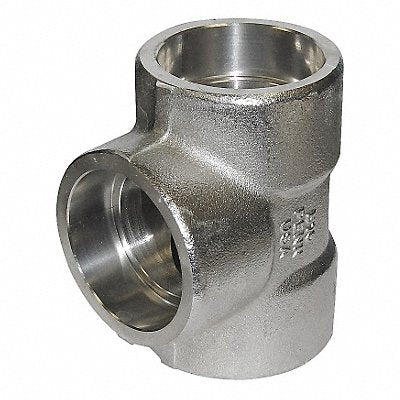 GRAINGER 4001300218 Tee 316/316L SS 2 in Pipe Size Socket