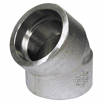 GRAINGER 4001300312 45 Elbow 304/304L SS 2 in Class 3000
