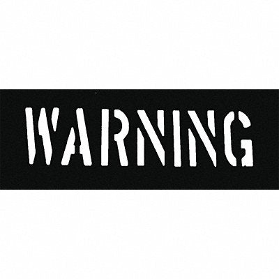 GRAINGER 20Y538 Warning Stencil